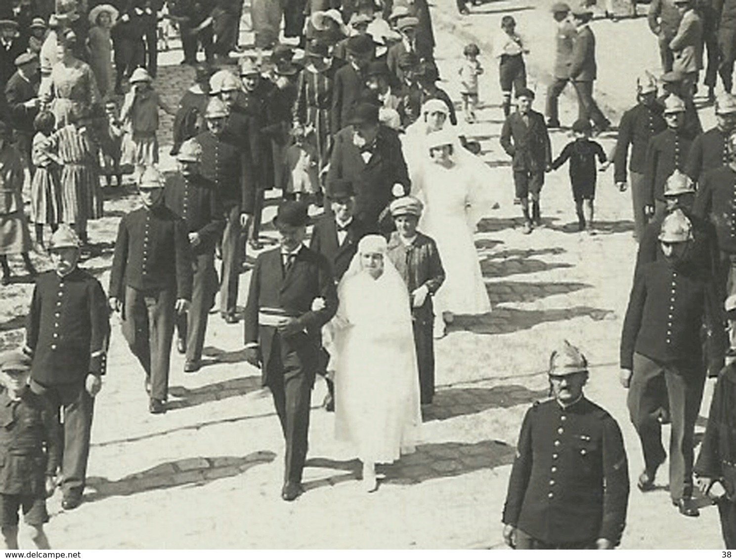 SAINT CHERON Carte Photo Fete De La Rosiere 1924 Maire Pompiers - Saint Cheron