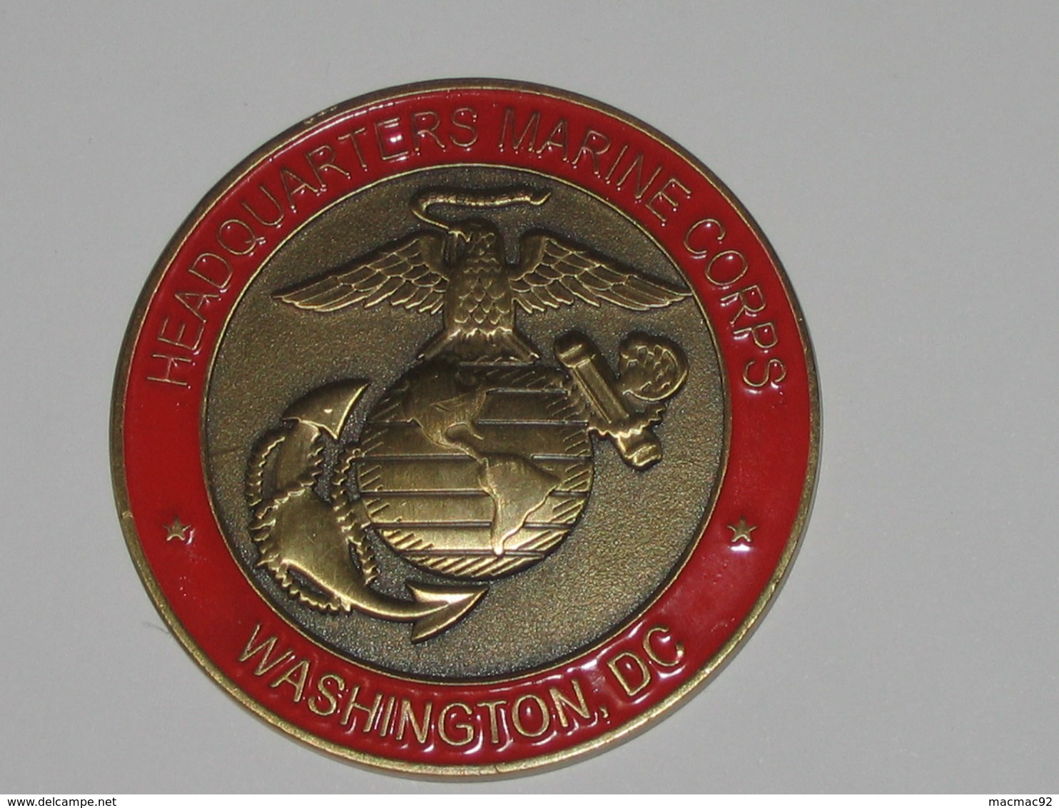 Médaille Headquarters Marine Corps - Washington DC - Deputy Commandant - Programs And Resources  ** EN ACHAT IMMEDIAT ** - Etats-Unis