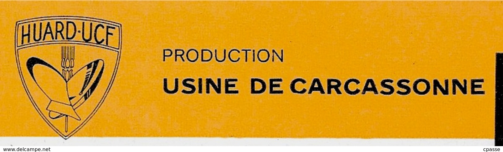 Document Publicitaire HUARD UCF (44 Châteaubriant) CHARRUE (Production Usine 11 CARCASSONNE) *** AGRICULTURE - Agriculture