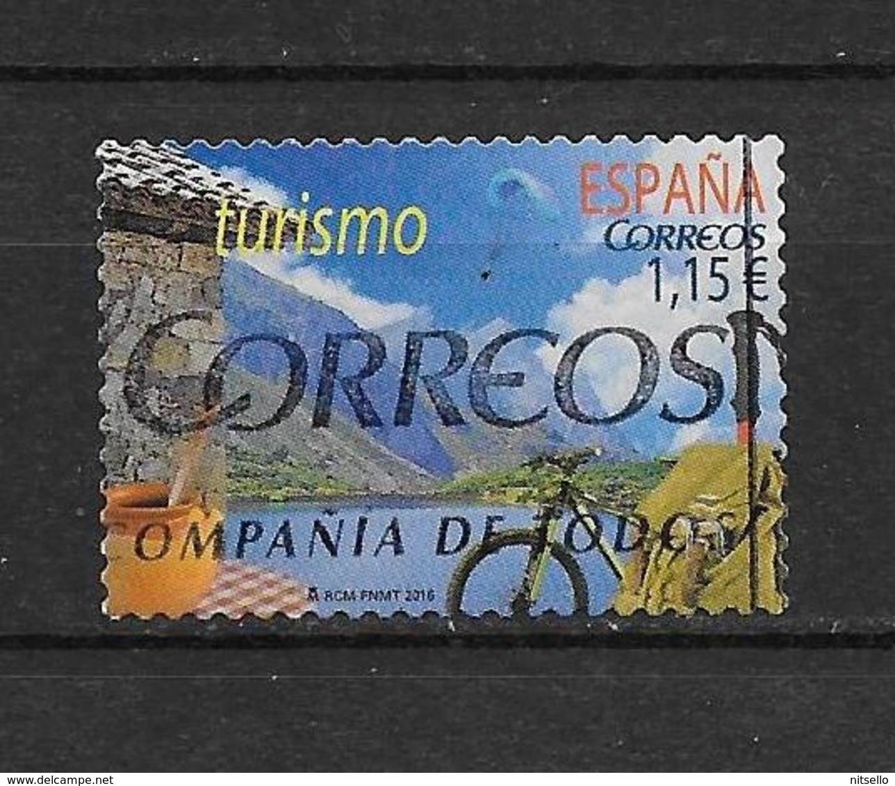 LOTE 1796  ///  (C055) ESPAÑA  2016  MICHEL Nº: 5031 - Usados