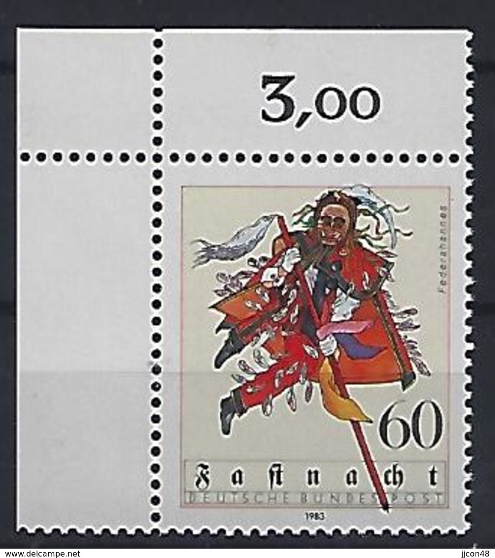 Germany (BRD) 1983  Schwabisch-aiemannische Fastnacht  (**) MNH  Mi.1167 - Unused Stamps