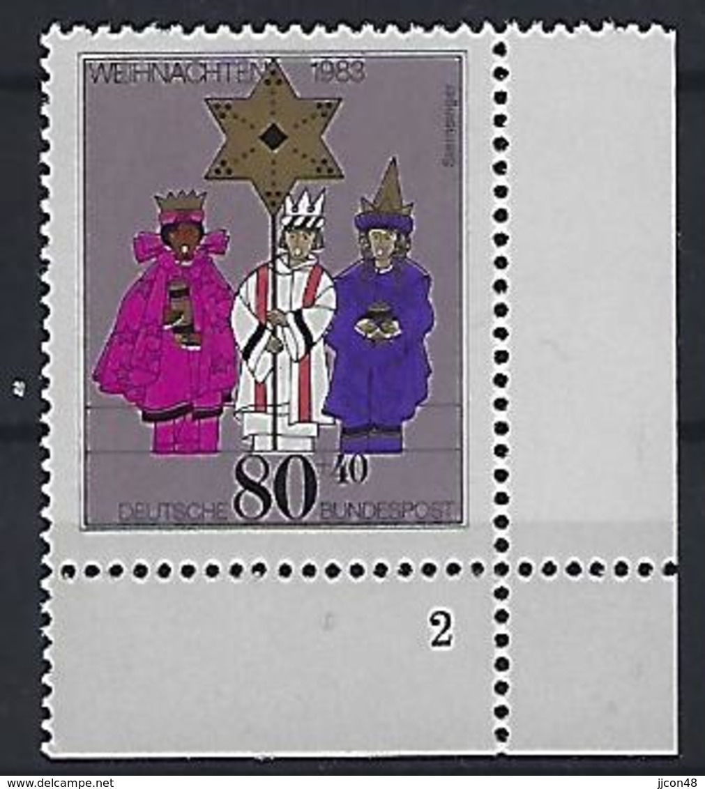Germany (BRD) 1983  Weihnachten  (**) MNH  Mi.1196 Mit F-Nr.2 - Unused Stamps
