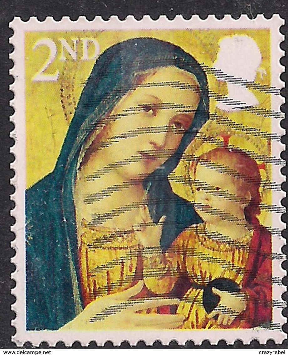 GB 2013 QE2 2nd Class Christmas Madonna & Child SG 3542 Used Stamp ( 462 ) - Used Stamps