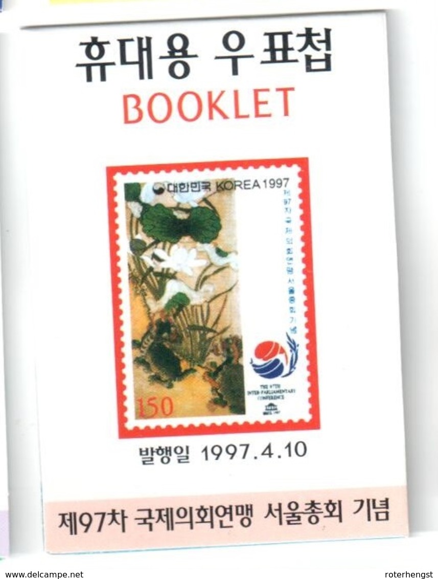 1997 South Korea Booklet Mnh ** 10 Euros LOW START PRICE - Corée Du Sud