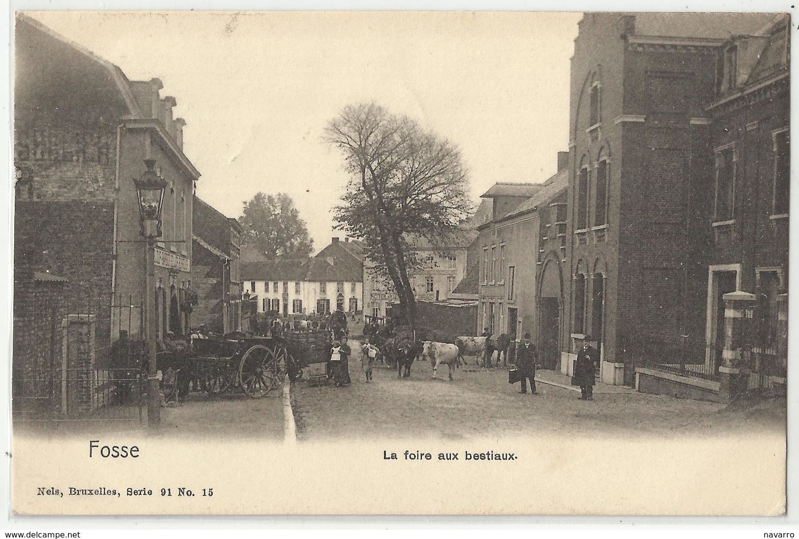 Fosse (Fosses-la-Ville) La Foire Aux Bestiaux  1906 - Fosses-la-Ville