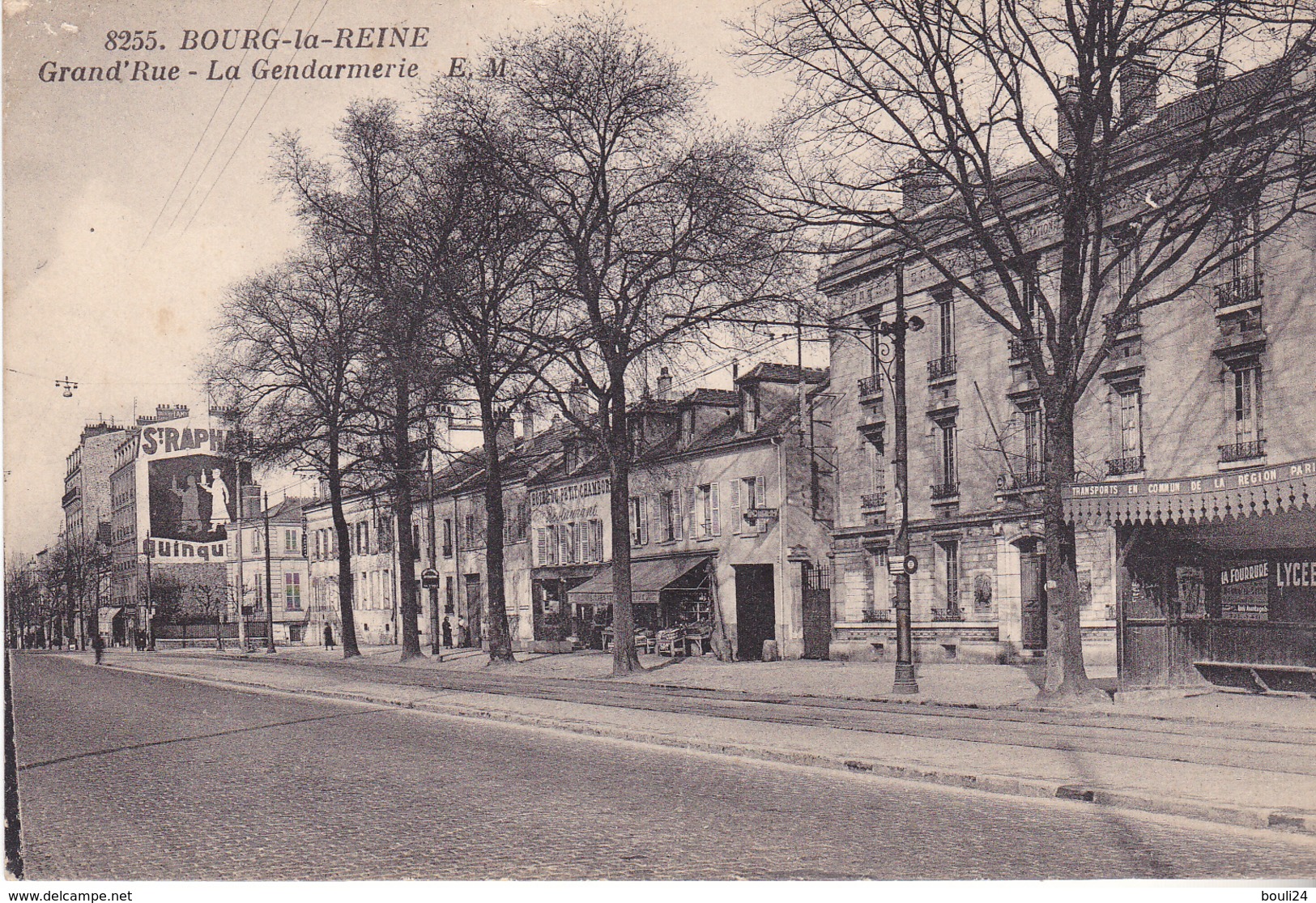 BAD-  BOURG LA REINE  EN HAUTS DE SEINE GRAND' RUE   LA GENDARMERIE - Bourg La Reine