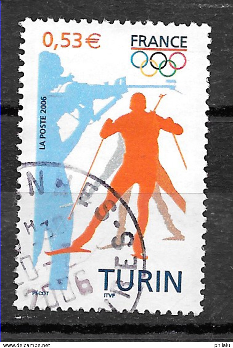 FRANCE 3876 Jeux Olympiques D'hiver Turin Italie Ski - Gebraucht