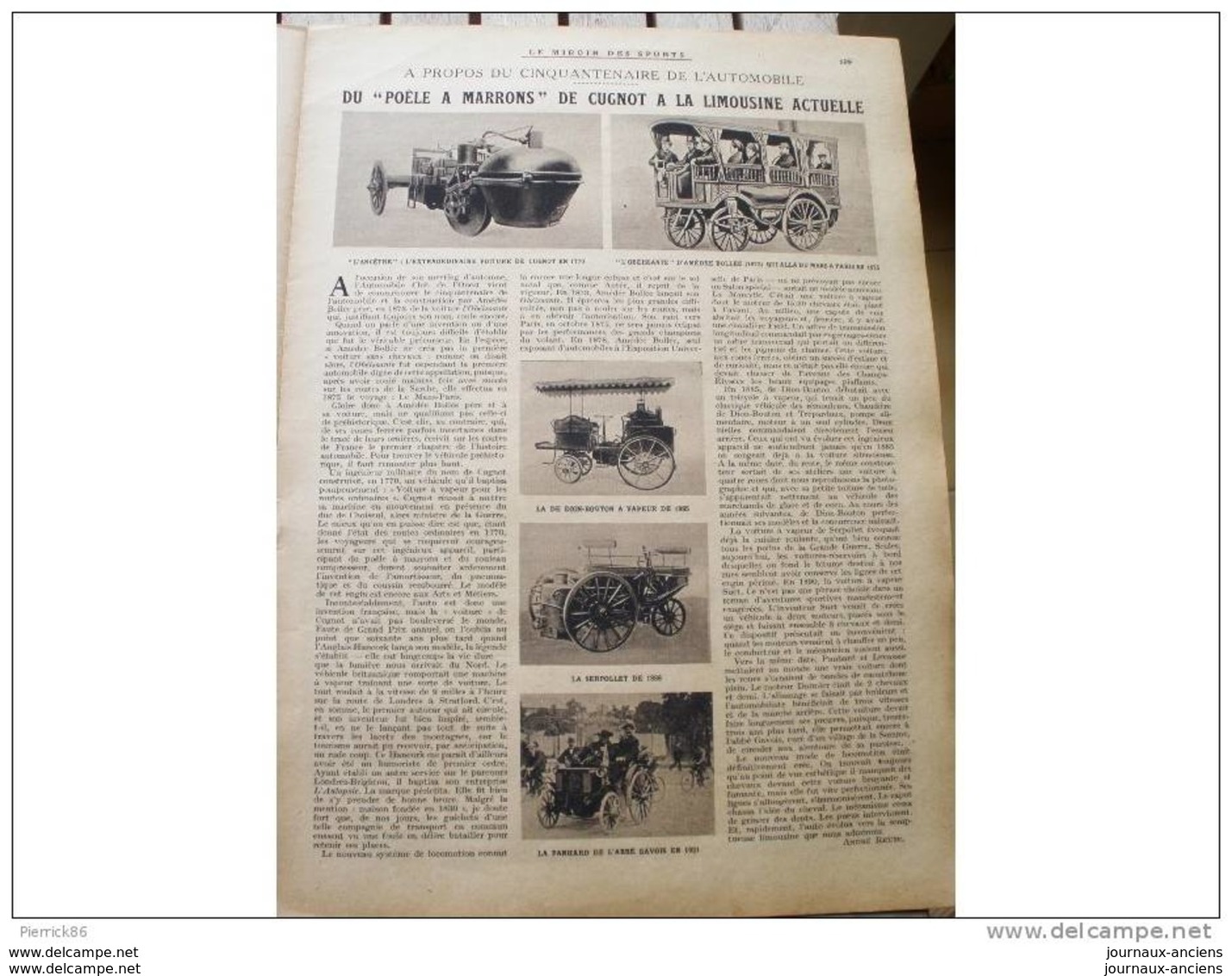 1923 CHAMPIONNAT DU MONDE DE BOXE COUPE GOURDON BENNETT A BRUXELLES NOUVEAU STADE DE COLOMBES MEETING AUTOMOBILE DU MANS