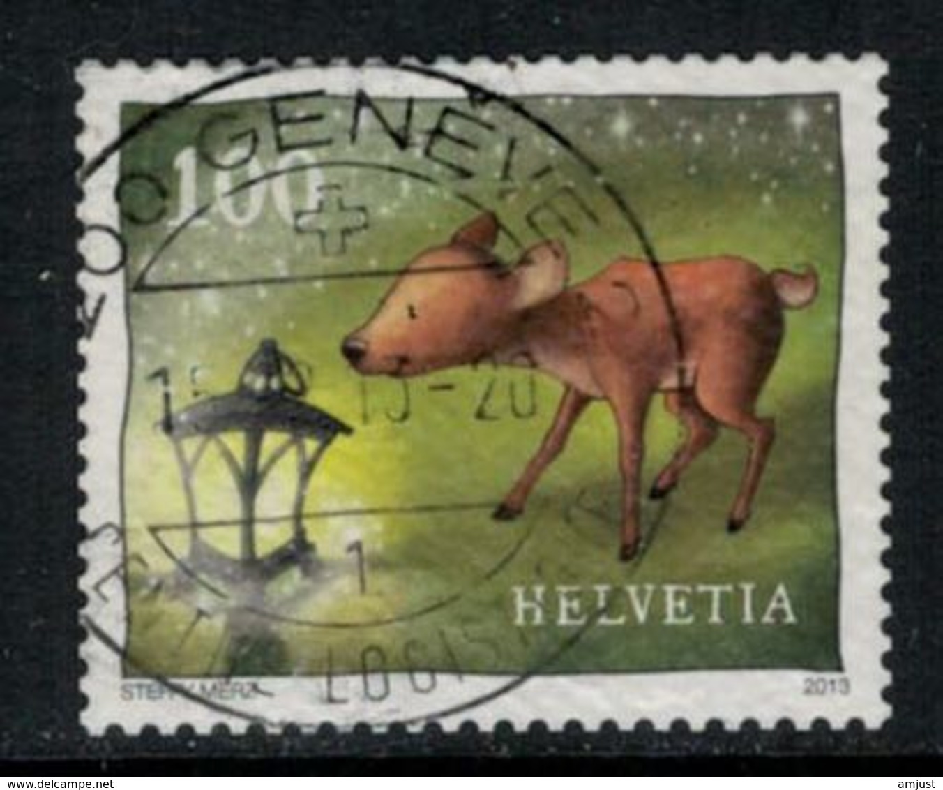 Suisse // Schweiz // Switzerland // 2010-2019 // 2013 Timbre De Noël Oblitéré No.1485x - Used Stamps