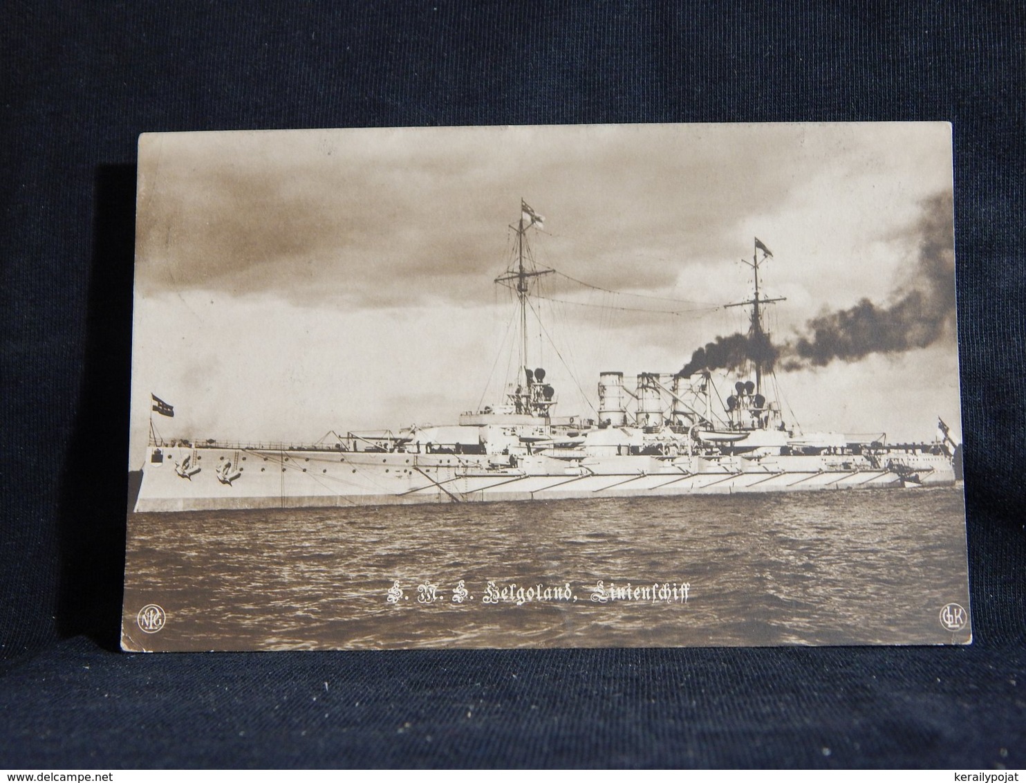 Warship S.M.S. Helgoland Linienschiff -17__(22101) - Krieg
