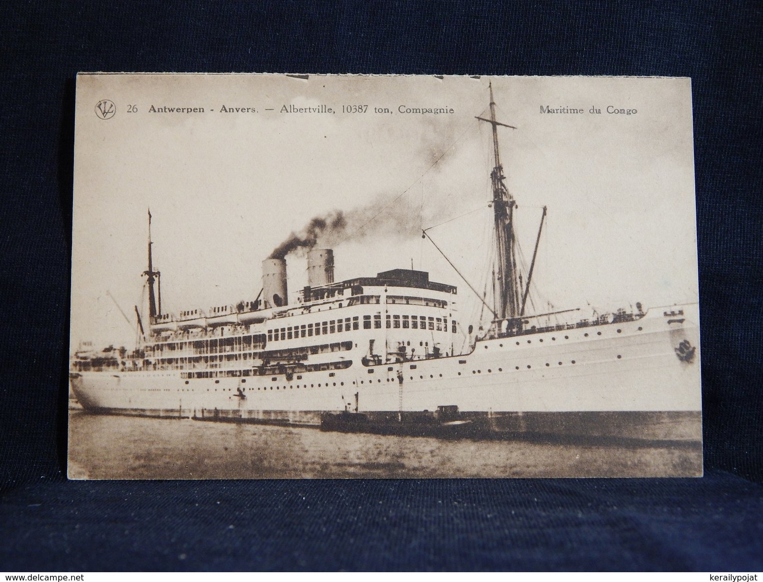 Steamer Antwerpen Albertville Compagnie__(21354) - Paquebots