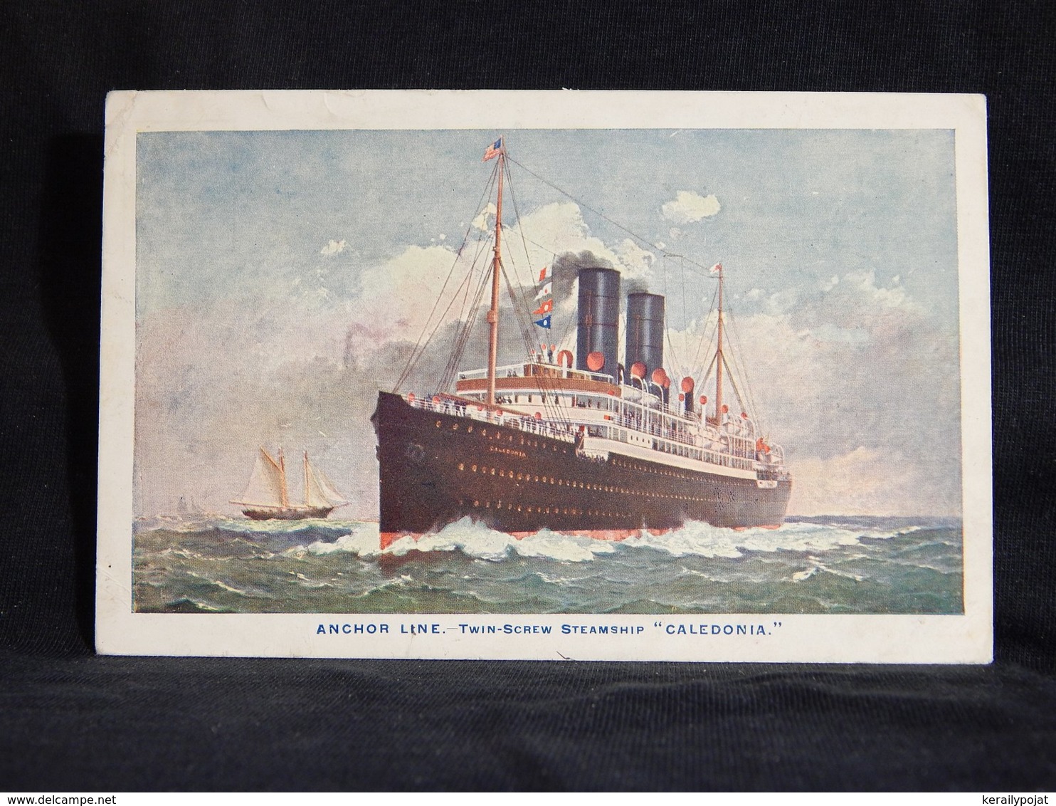 Steamer Caledonia Anchor Line__(22174) - Piroscafi