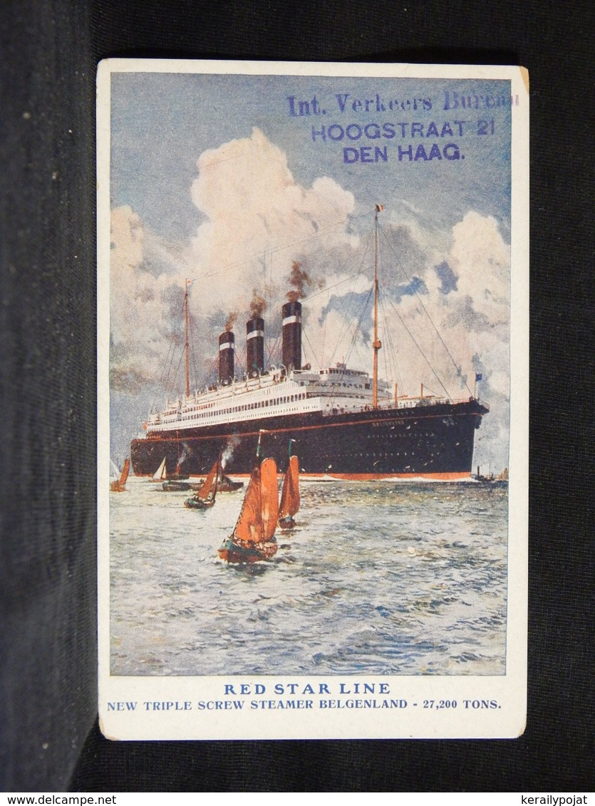 Steamer Red Star Line Belgenland__(21337) - Paquebots