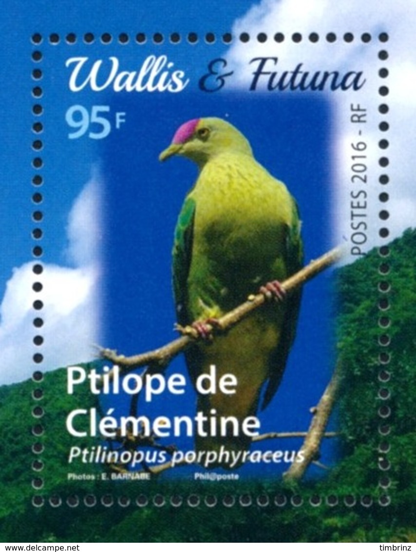 WALLIS ET FUTUNA 2016 - Yv. F861 (861 à 863) ** SUP - Feuillet Oiseaux (3 Val.)  ..Réf.W&F22362 - Neufs