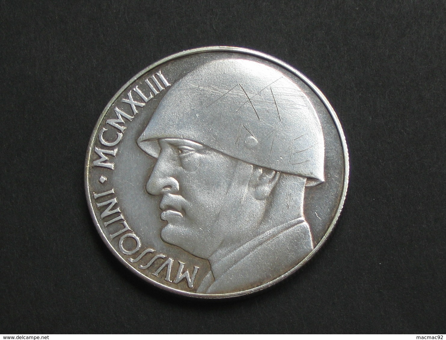 20 Lire MUSSOLINI MCMXLIII (1943) ITALIA  **** EN ACHAT IMMEDIAT **** - Other & Unclassified