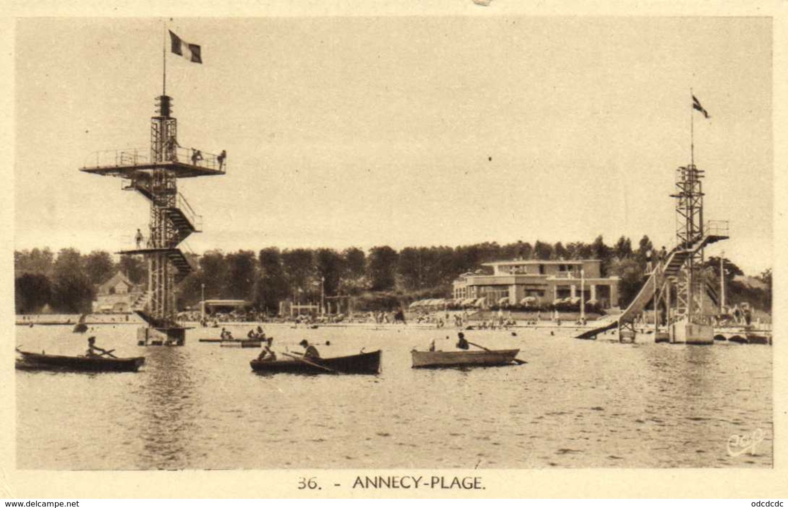 ANECY PLAGE  Plongeoir Barques RV - Annecy