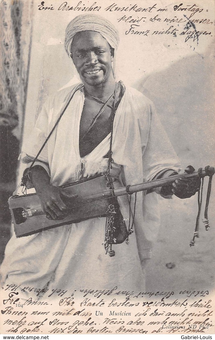 Un Musicien Algérie 1905 - Africa