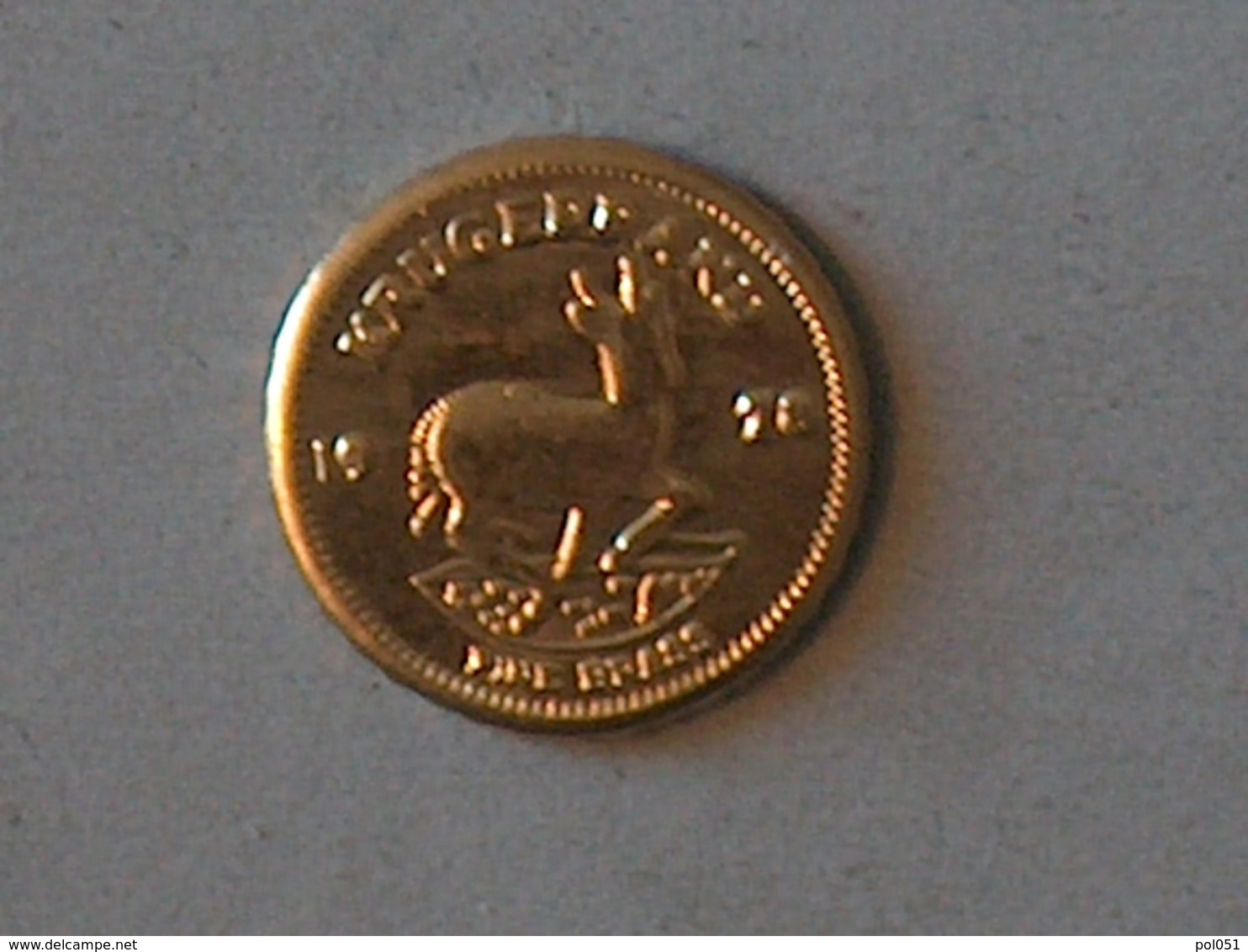 MINI OR GOLD Afrique Du Sud South Africa Krugerrand 1978 - Afrique Du Sud