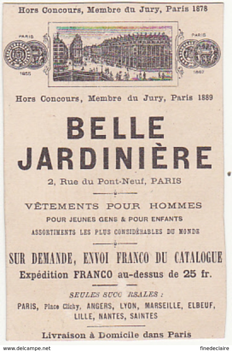 Chromo - Chocolat Félix Potin, Belle Jardinière - Vendéen 1793 - Félix Potin