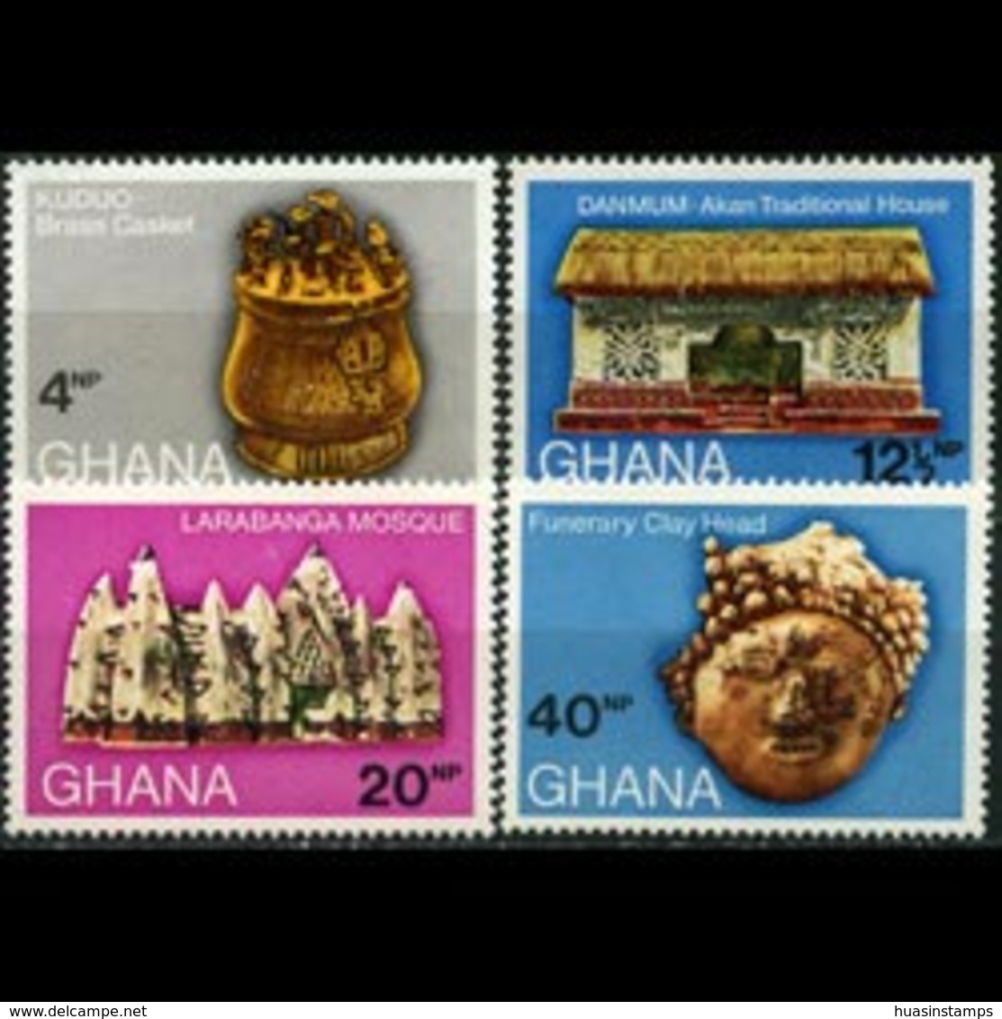 GHANA 1970 - Scott# 406-9 Handicrafts Set Of 4 LH - Ghana (1957-...)