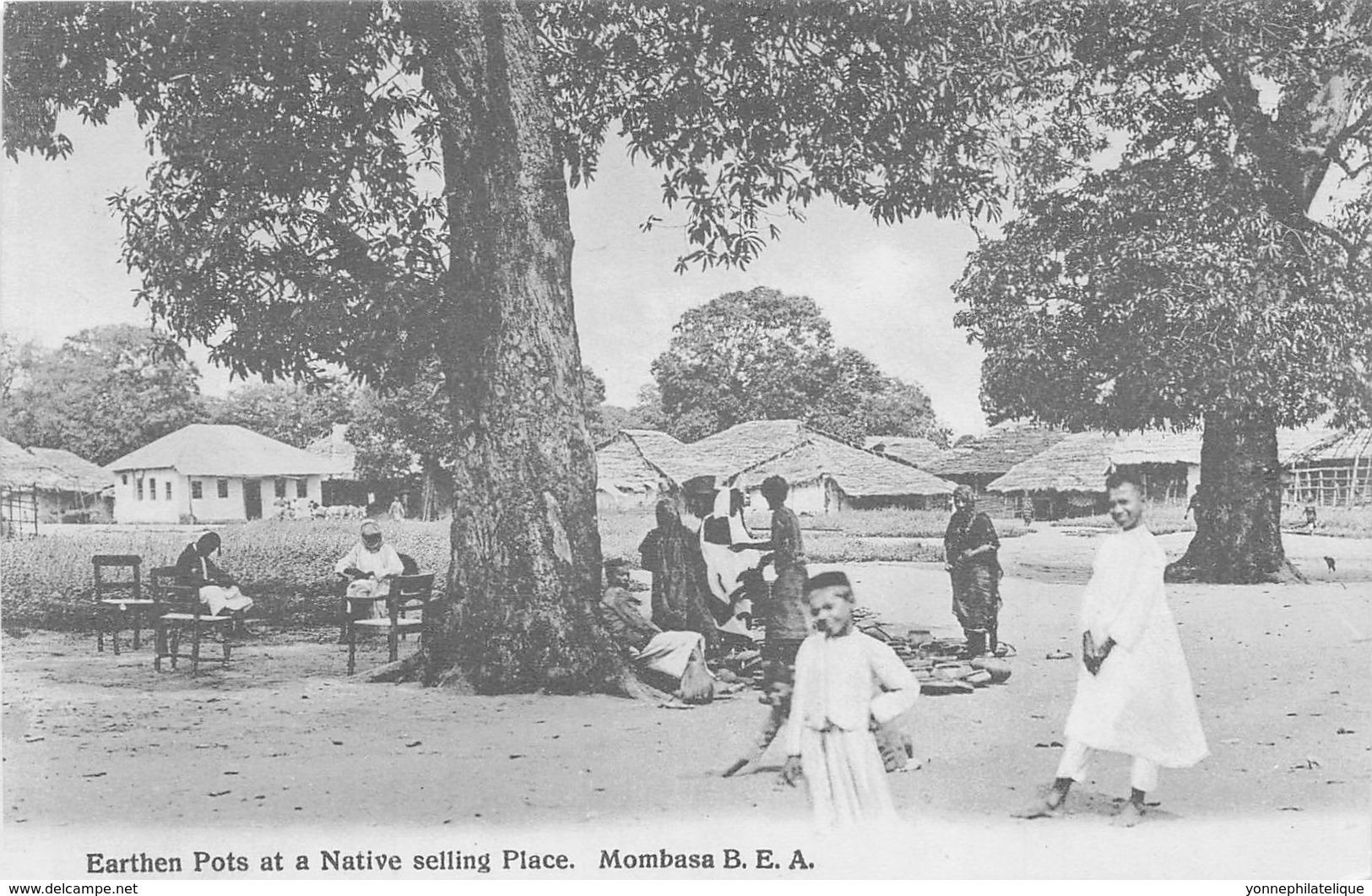 Kenya / Topo - 85 - Mombasa - Earthen Pots At A Native Selling Place - Belle Oblitération Maritime - Kenya