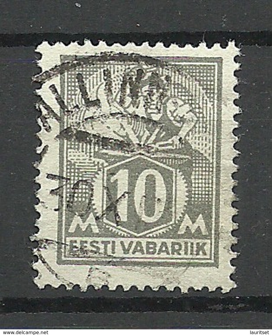 ESTLAND Estonia 1928 Michel 73 Blacksmith O - Estland