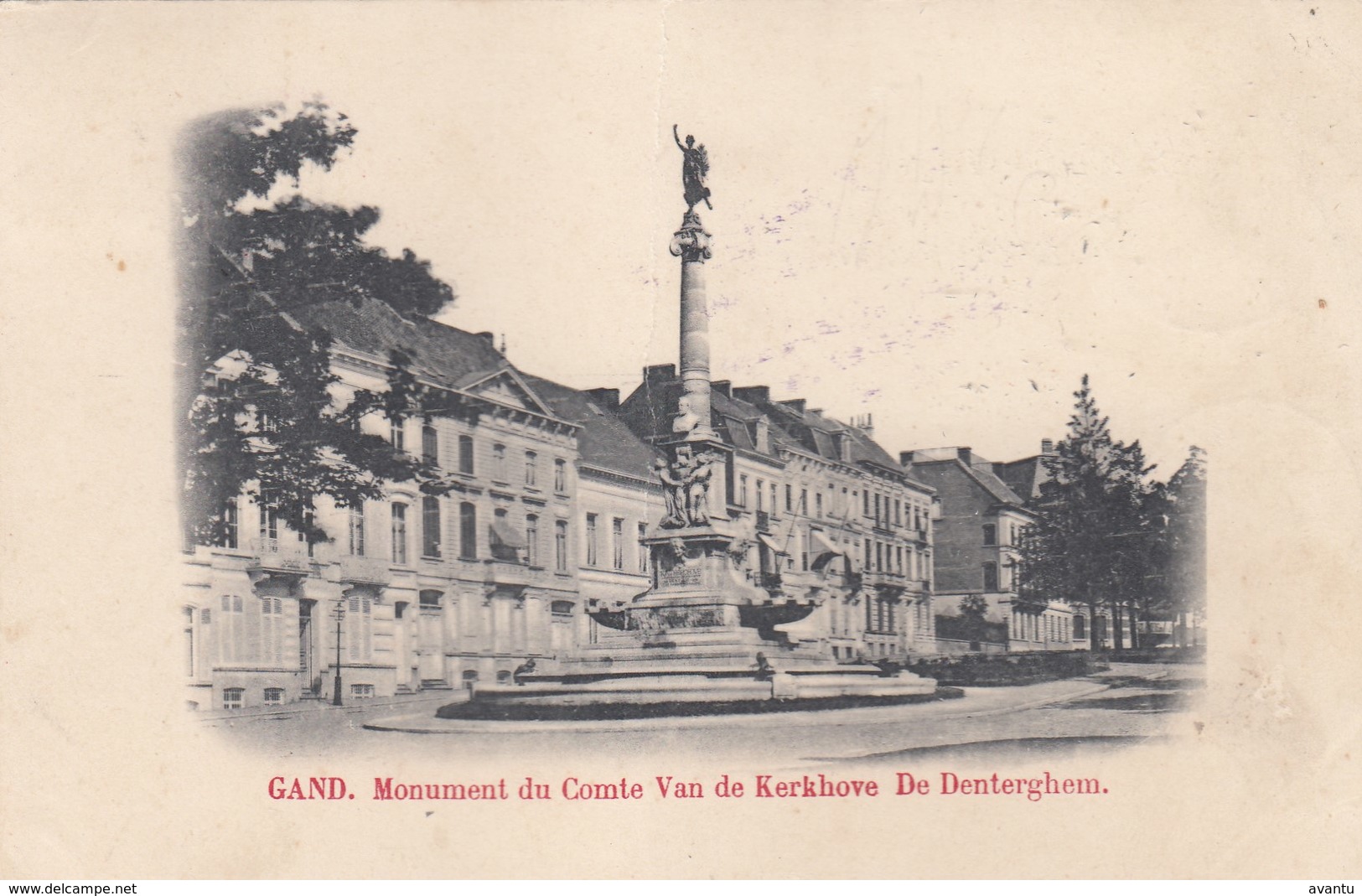 GENT / MONUMENT GRAAF VAN DE KERKHOVE DE DENTERGHEM - Gent