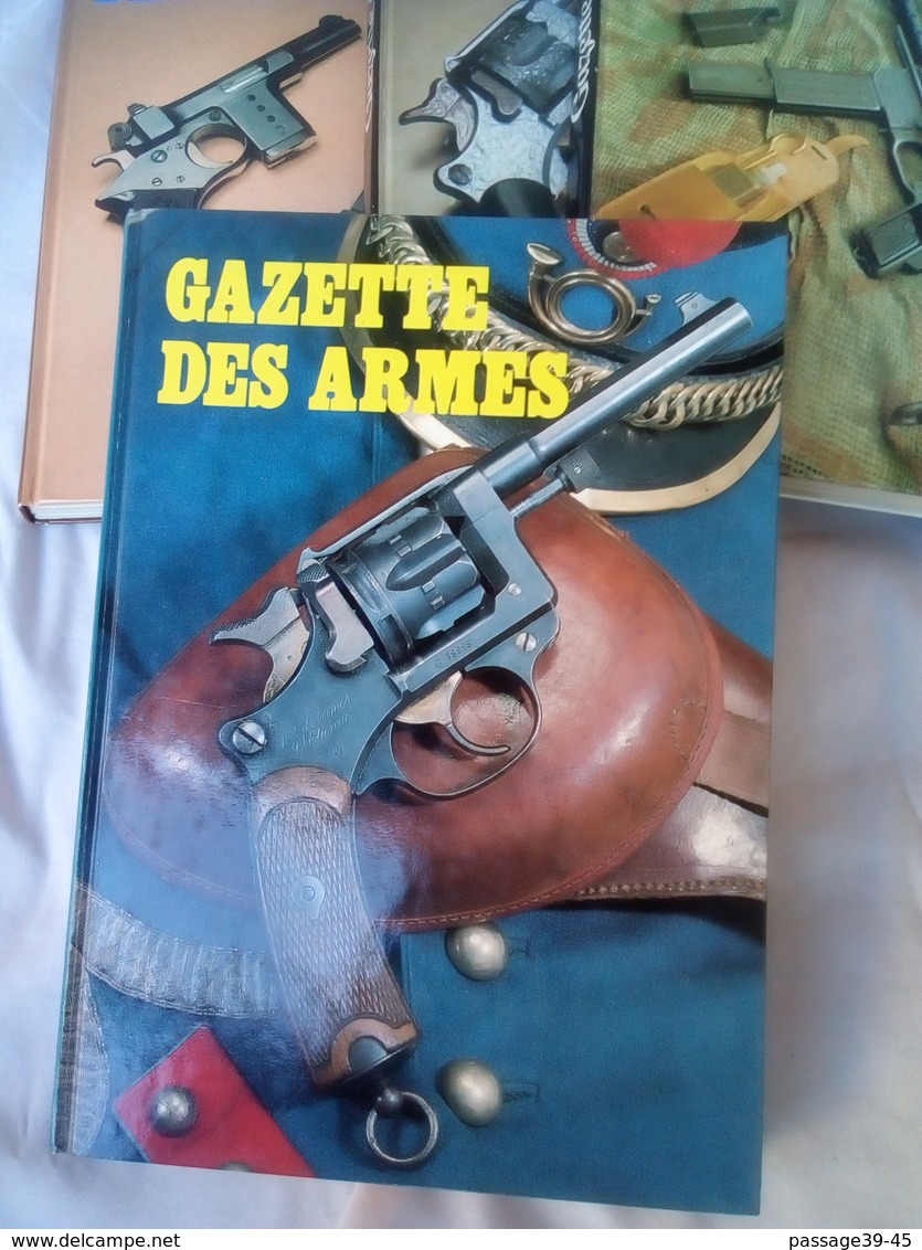 LOT DE 7 LIVRES ANCIENS "GAZETTE DES ARMES"