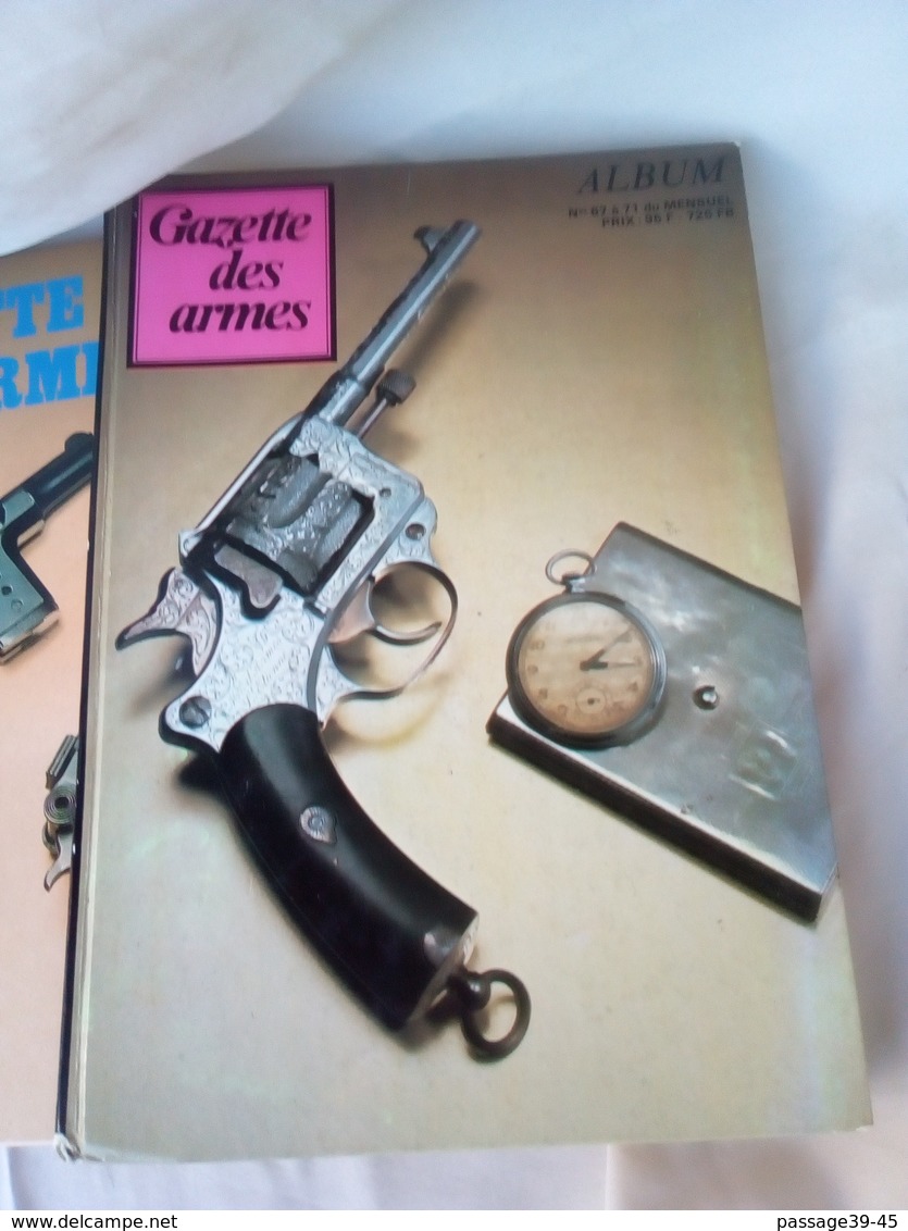 LOT DE 7 LIVRES ANCIENS "GAZETTE DES ARMES"