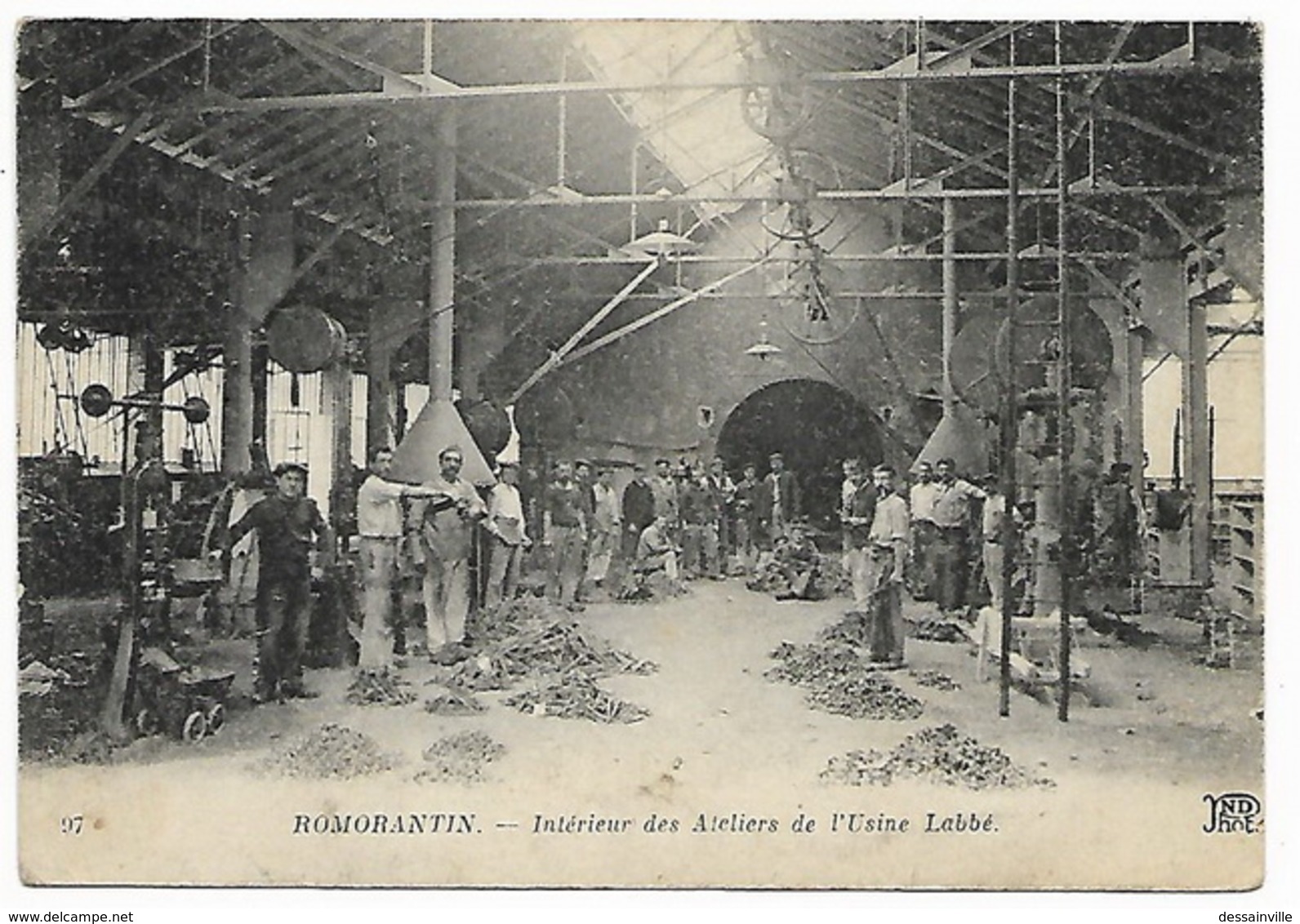 ROMORANTIN - Intérieur Des Ateliers De L'usine Labbé - Romorantin