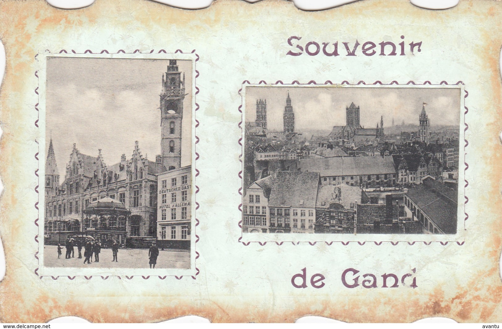 GENT / SOUVENIR /  FANTASIEKAART 1909 - Gent