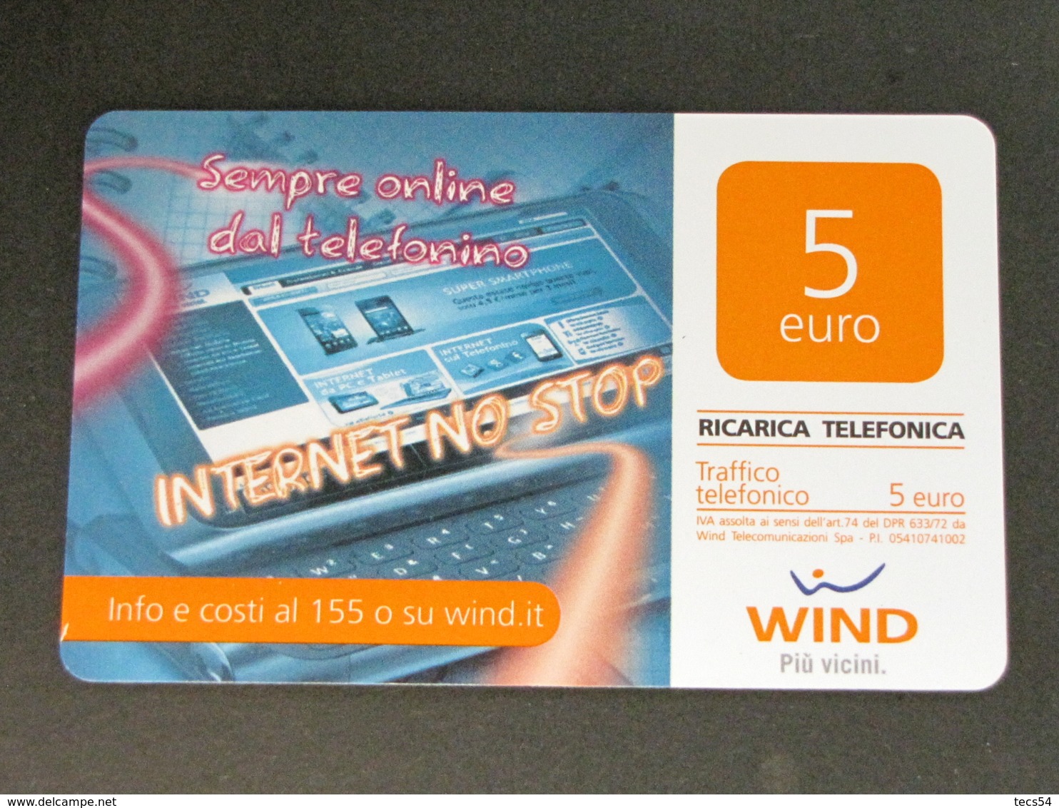 ITALIA WIND - INTERNET NO STOP - 30/06/2015 USATA - Schede GSM, Prepagate & Ricariche