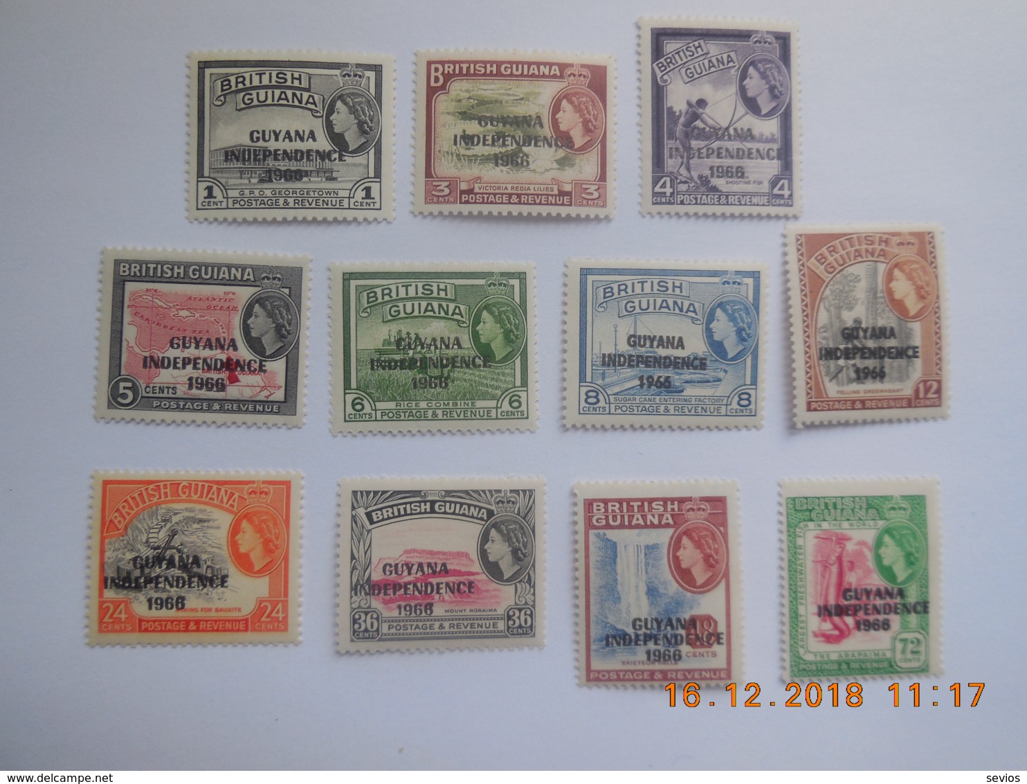 Sevios / Groot Brittannie / **, *, (*) Or Used - British Guiana (...-1966)