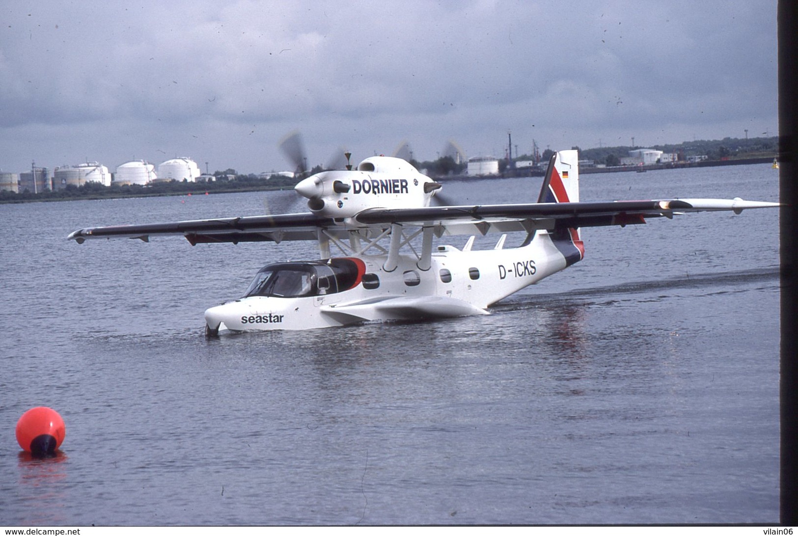 SLIDE / AVION / AIRCRAFT   ORIGINAL   DORNIER SEA STAR  D-ICKS - Diapositives (slides)