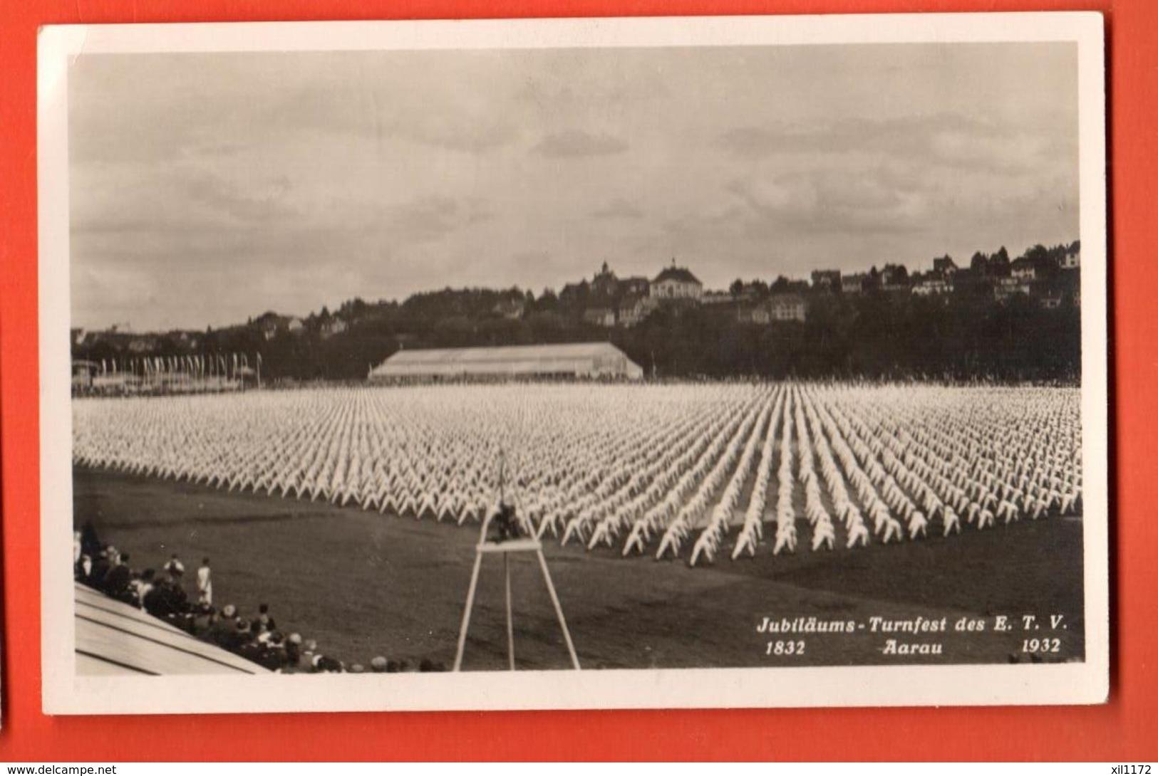 EBH-06 Jubiläums-Turnfest Des E.T.V. Aarau 1932. Nicht Gelaufen - Aarau