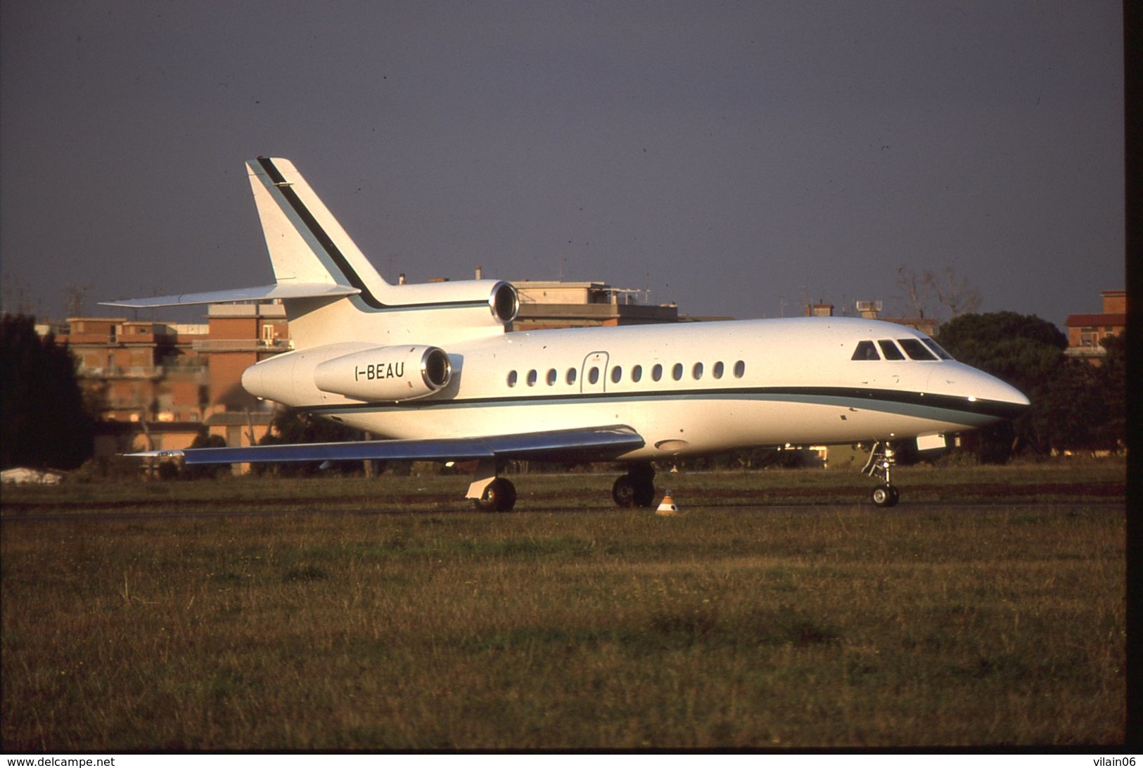 SLIDE / AVION / AIRCRAFT   ORIGINAL REGA  FALCON 900   I-BEAU - Diapositives