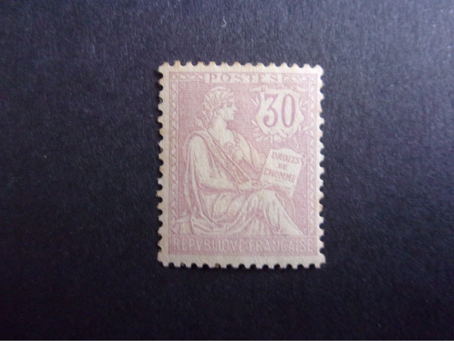 FRANCE YVERT 128 NEUF* 350 EURO - 1900-02 Mouchon