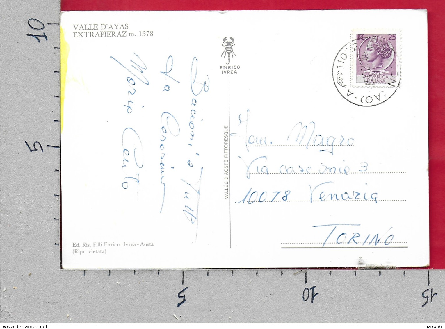 CARTOLINA VG ITALIA - Saluti Da EXTREPIERAZ (AO) - Vedutine Multivue - 10 X 15 - ANN. 197? - Greetings From...