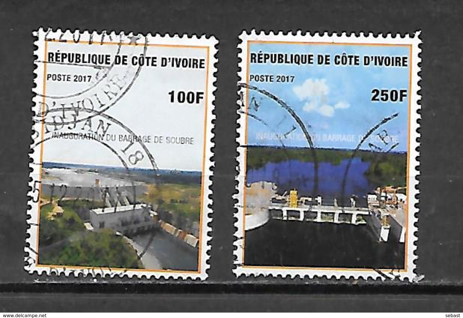 TIMBRE OBLITERE DE COTE D'IVOIRE DE 2017 - Côte D'Ivoire (1960-...)