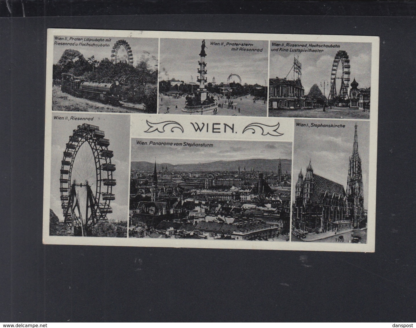 Dt. Reick AK Wien Vignette Messe 1940 - Covers & Documents