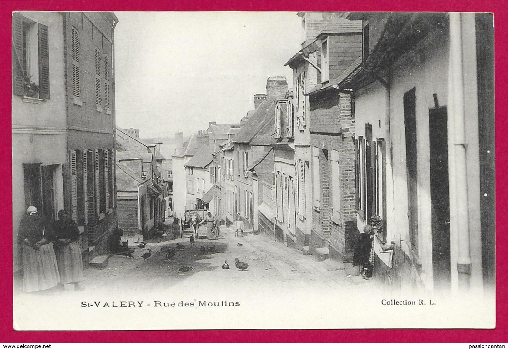CPA Saint-Valéry Sur Somme - Rue Des Moulins - Saint Valery Sur Somme