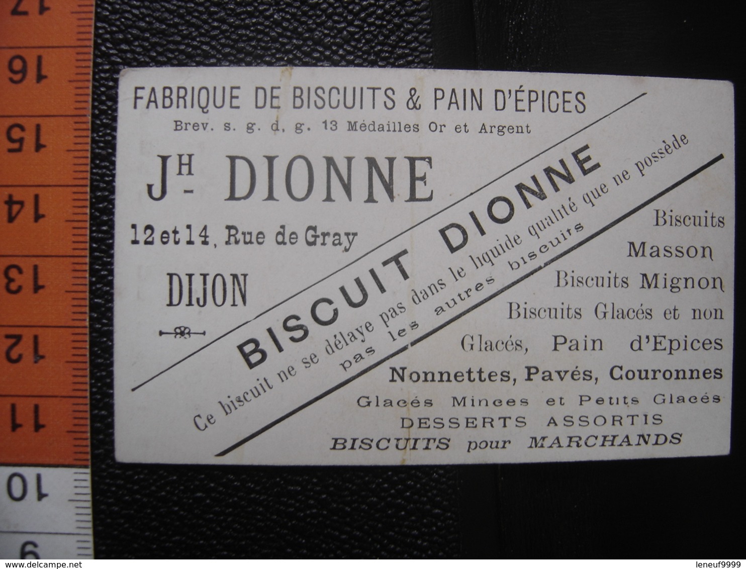 CHROMO DECOUPI DIONNE Biscuits Fillette Robe Muguet Cromoterapia 染色体 クロモ хромо الصبغي - Autres & Non Classés