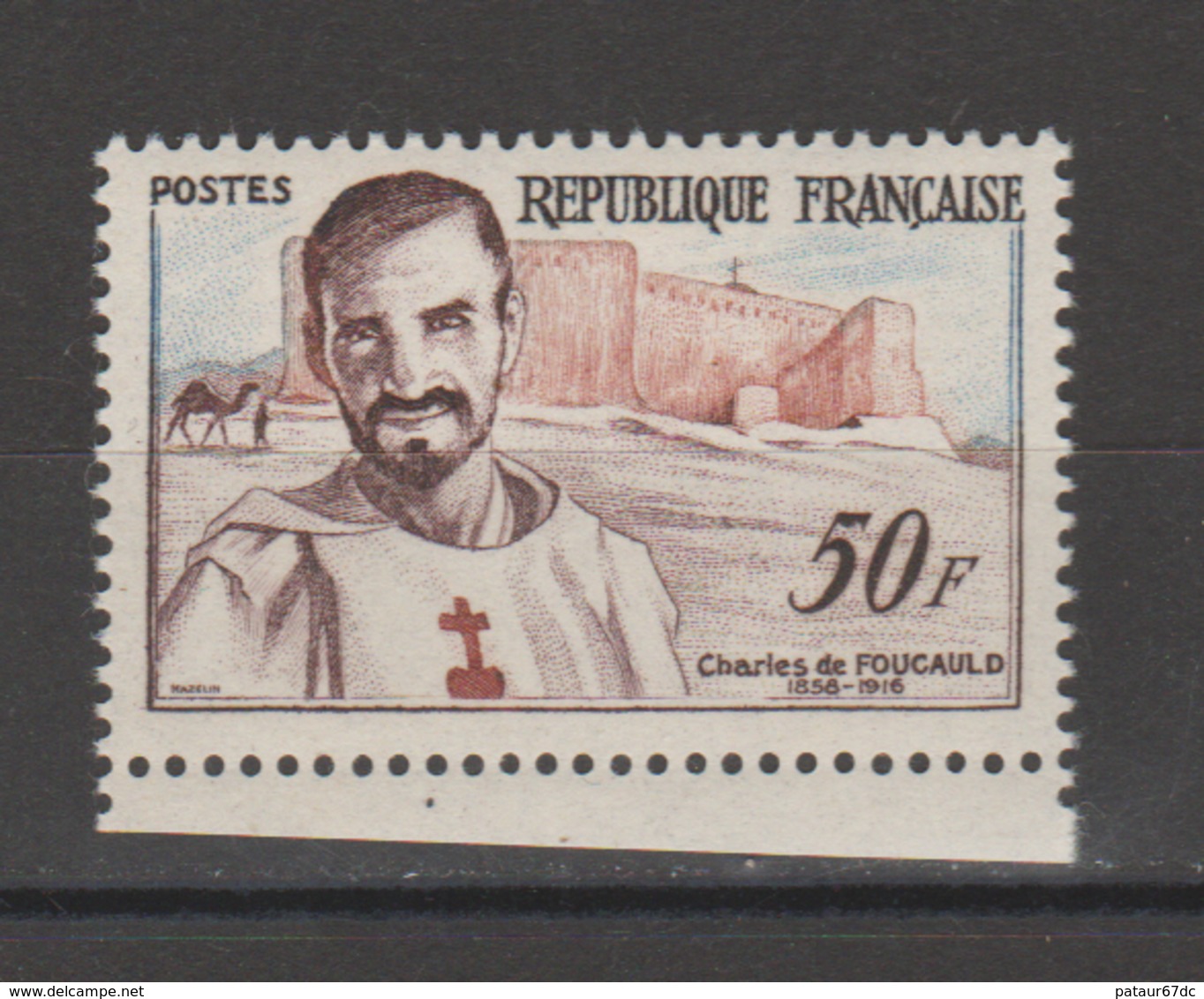 FRANCE / 1959 / Y&T N° 1191 ** : Charles De Foucauld - Gomme D'origine Intacte - Neufs