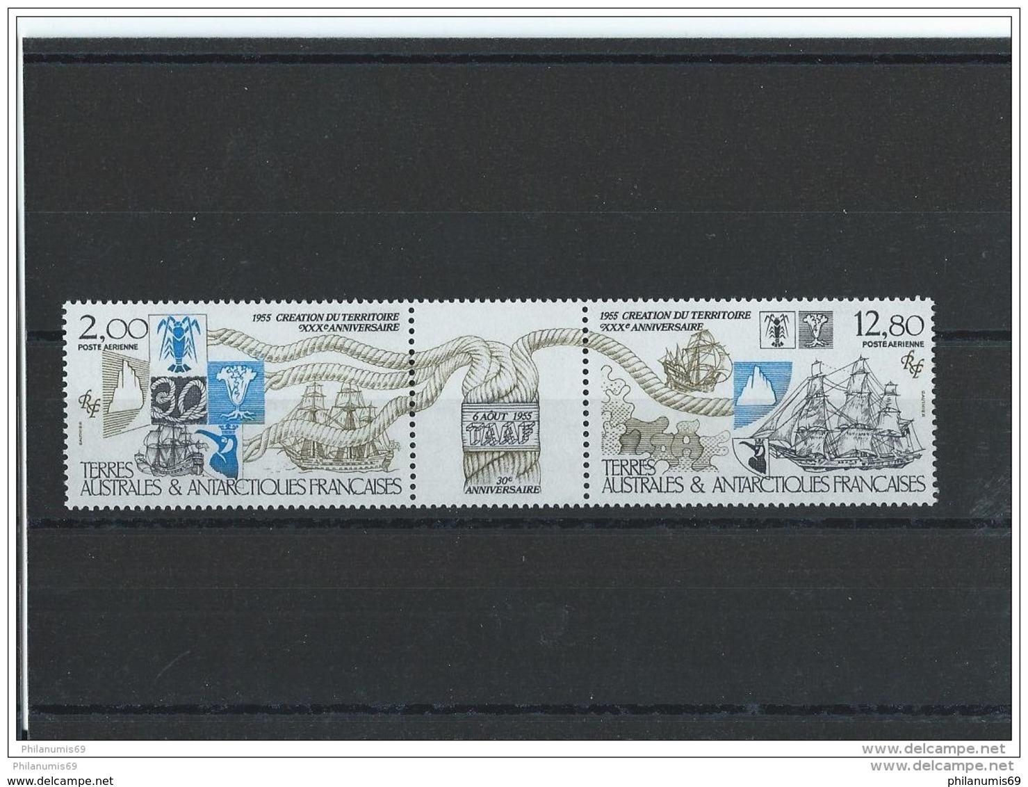 TAAF 1985 - YT PA N° 91A NEUF SANS CHARNIERE ** (MNH) GOMME D'ORIGINE LUXE - Poste Aérienne