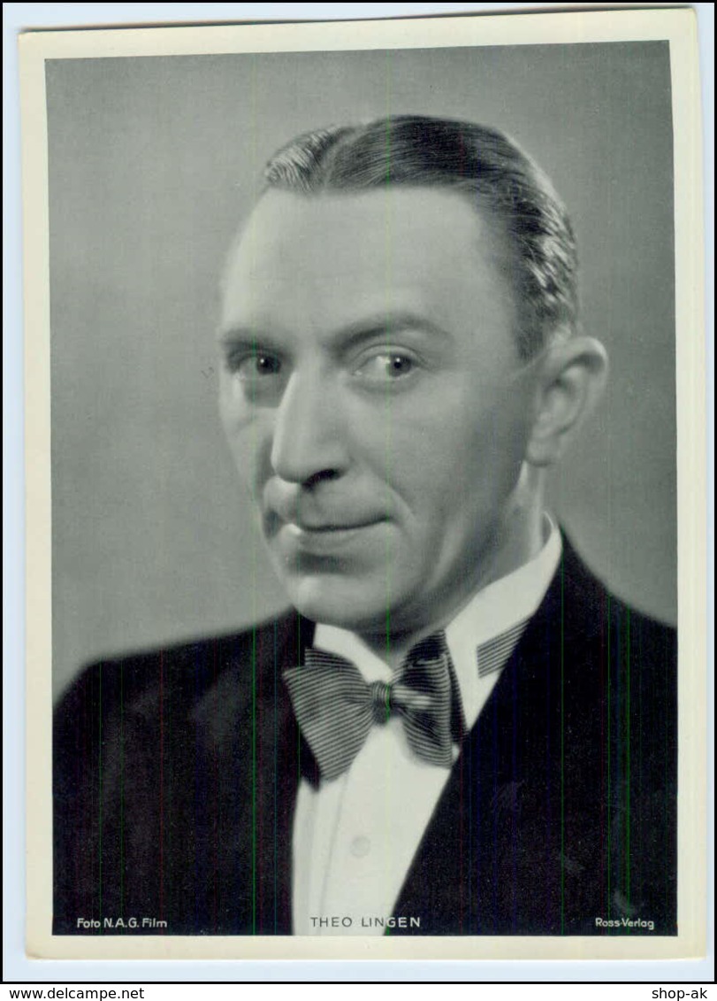 C682/ Theo Lingen Ross Bild 13 X 18 Cm Ca.1935 - Artistes