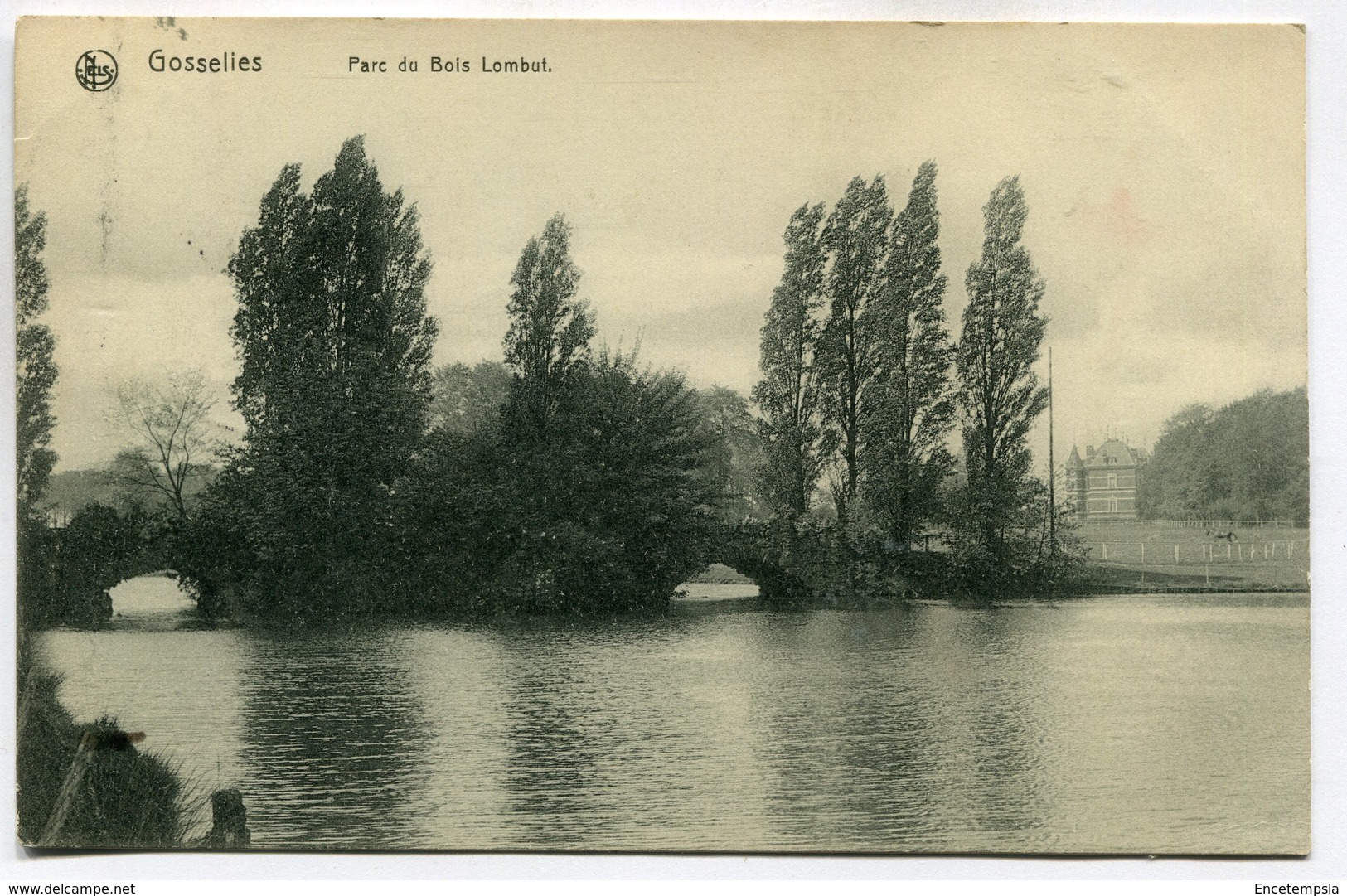 CPA - Carte Postale - Belgique - Gosselies - Parc Du Bois Lombut - 1909 (SV6678) - Charleroi