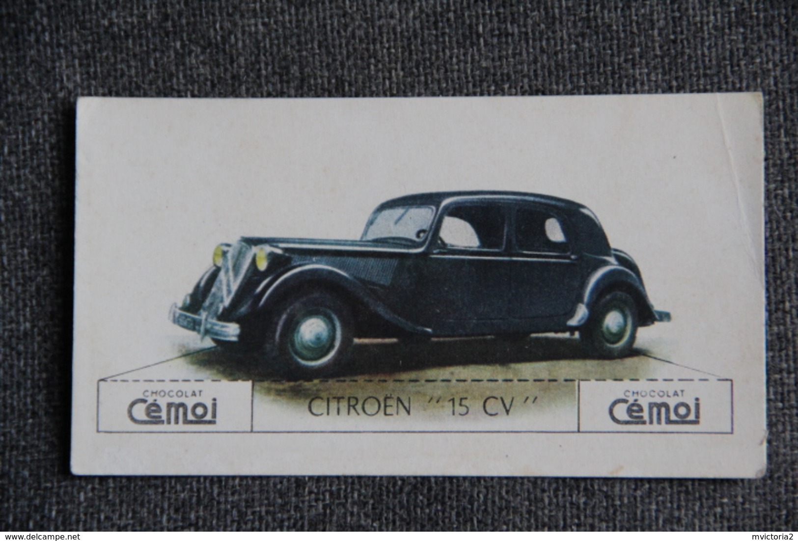 Chromo, Chocolat CEMOI : Automobile  " CITROEN 15 CV " - Autres & Non Classés