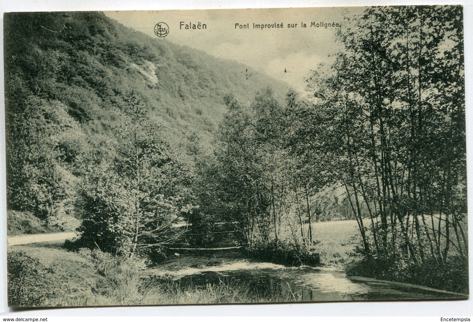 CPA - Carte Postale - Belgique - Falaën - Pont Improvisé Sur La Molignée - 1914 (SV6679) - Onhaye