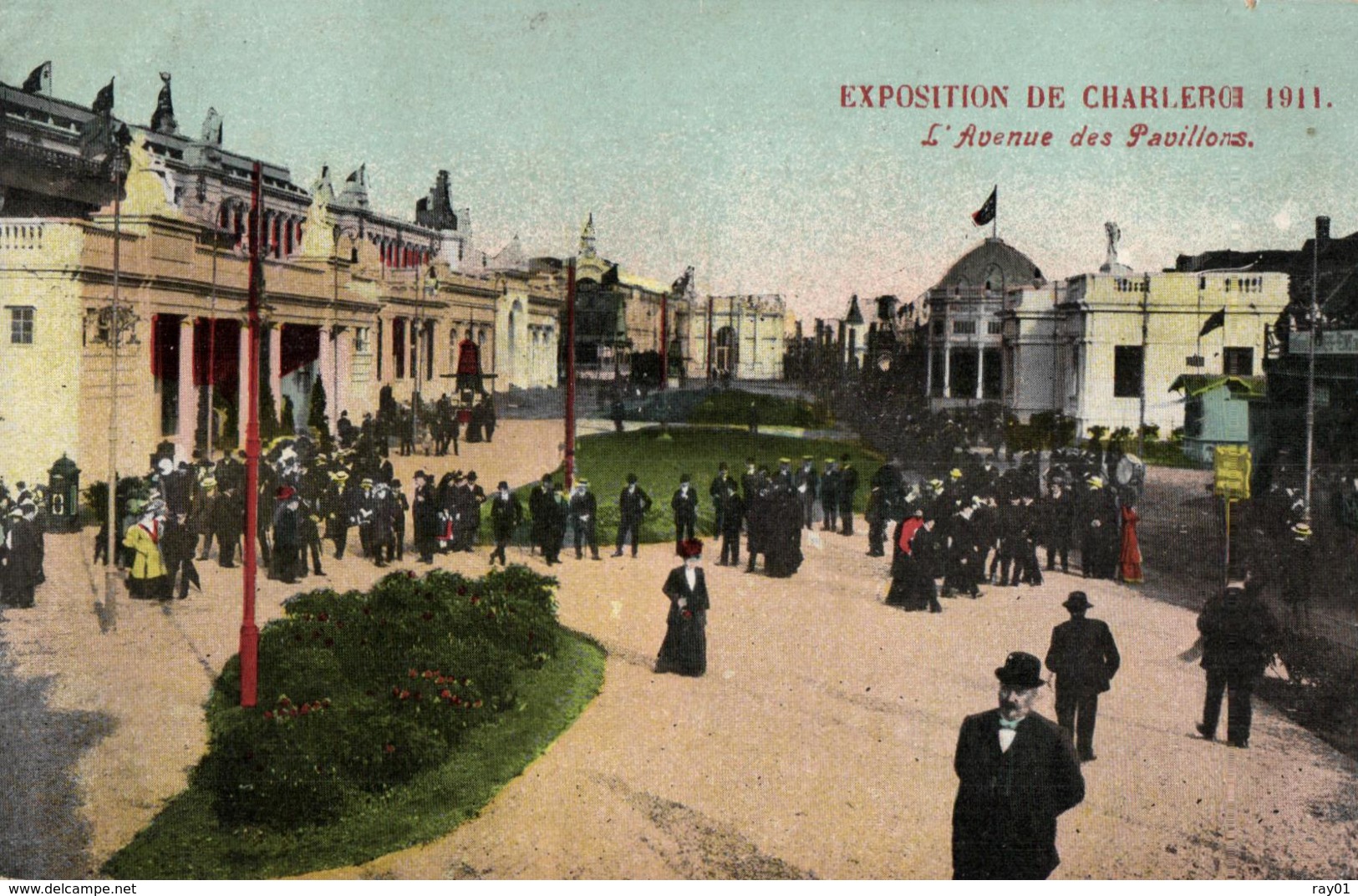 BELGIQUE - HAINAUT - CHARLEROI - Exposition 1911 - L'Avenue Des Pavillons. - Charleroi