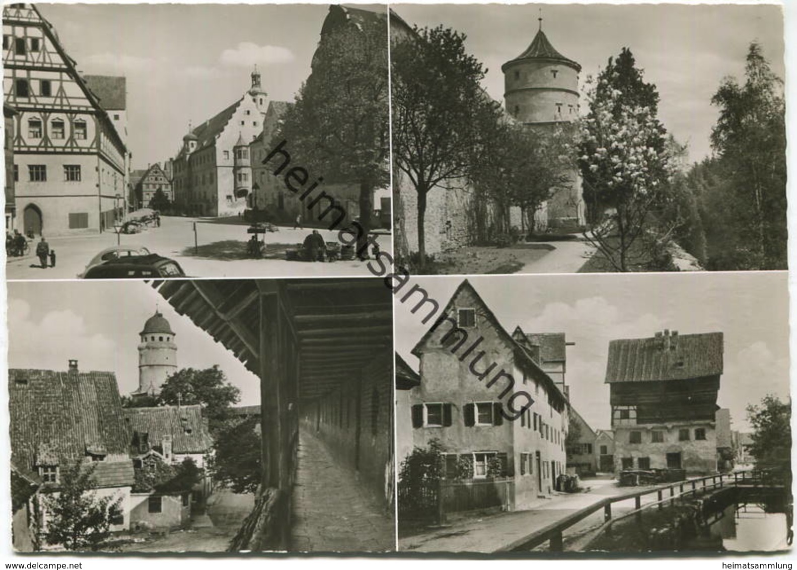 Nördlingen - Am Feilturm - Foto-AK Grossformat - Verlag F. Lauterbach Fürth Gel. 1959 - Neuoetting